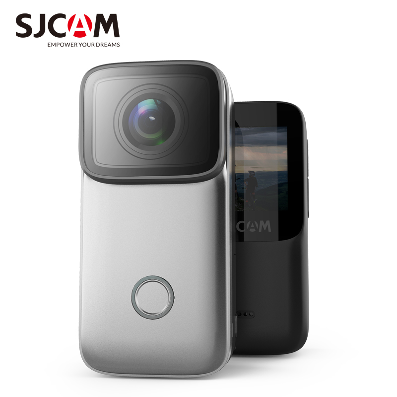 SJCAM C200 4K Action Camera 24FPS Optical 16MP | Magnetic Body & Hands Free | 6-Axis Gyro Stabilizer | WiFi 2.4 GHZ | Insta Go | Webcam | Video Recording | Mini Vlogging Cam (Black)